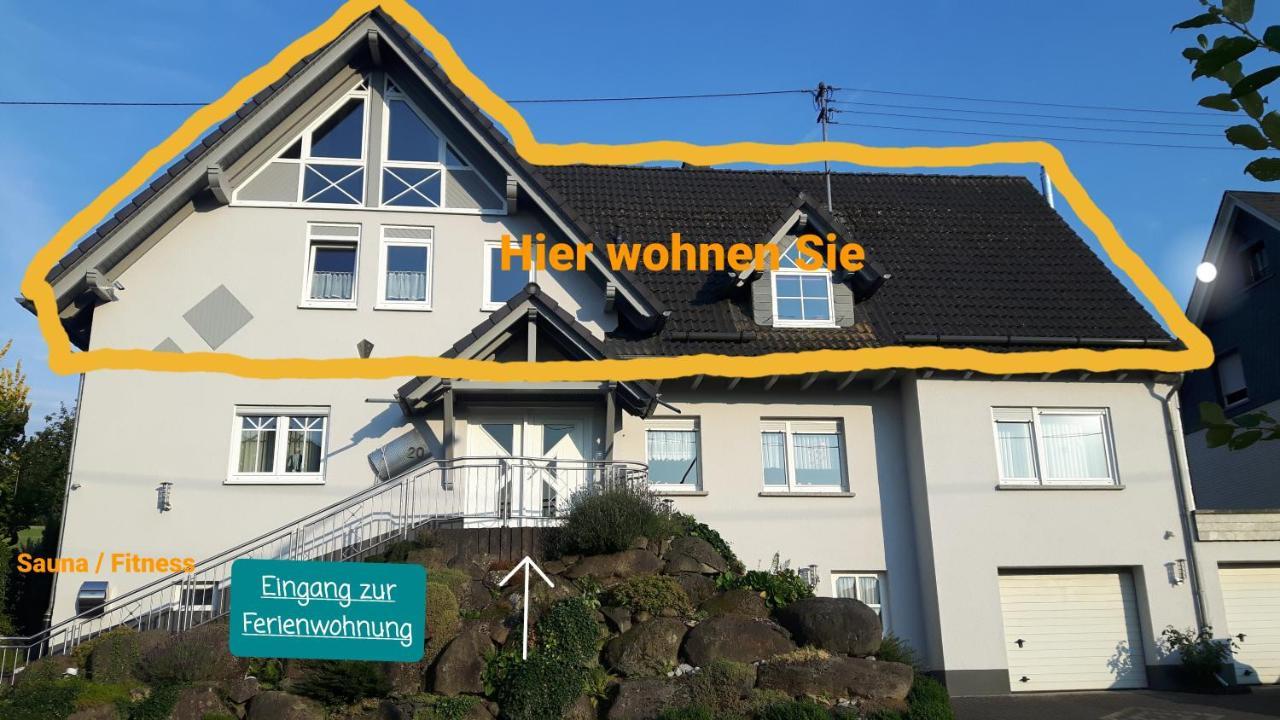 Ferienwohnung Fitness Entspannung Sauna Im Westerwald Derschen Dış mekan fotoğraf