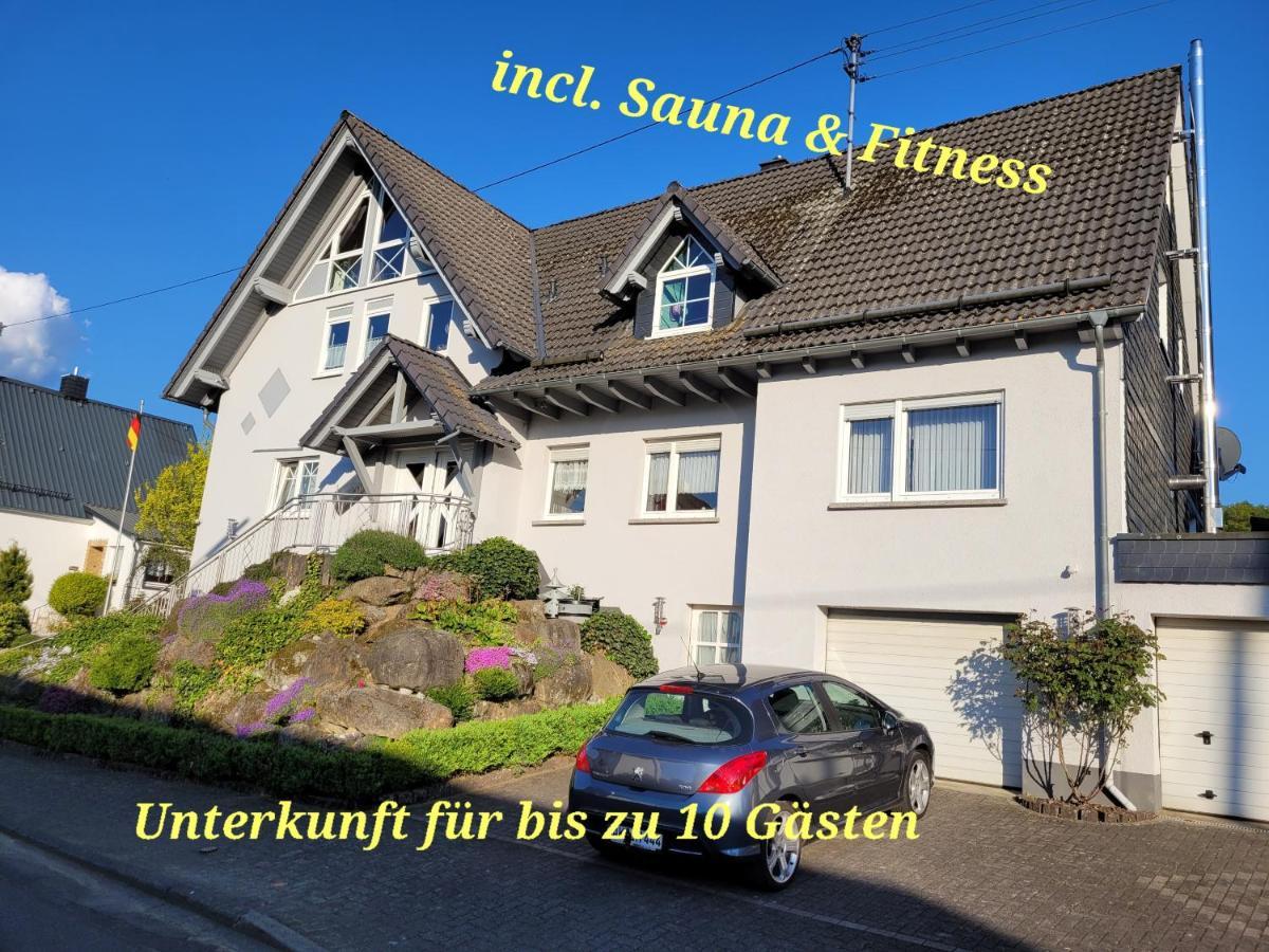 Ferienwohnung Fitness Entspannung Sauna Im Westerwald Derschen Dış mekan fotoğraf